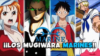 Los RANGOS de los MUGIWARA si fueran MARINES - One Piece