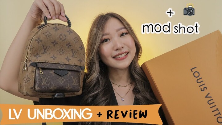 Louis Vuitton Mini Palmsprings Reverse Monogram Unboxing + MOD Shot + Multiple Ways to Wear it  👜
