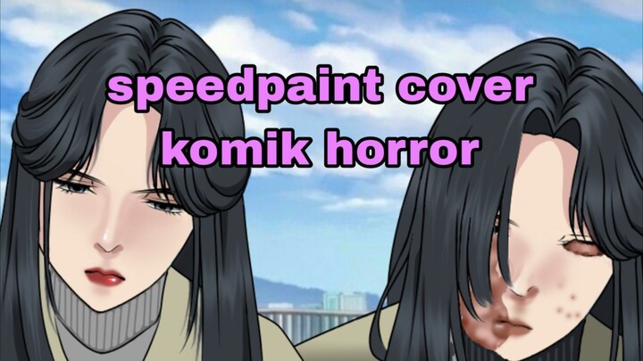 Speedpaint cover komik horror