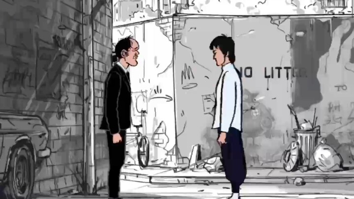 French animator created a short film called "the Answer" in which Bruce Lee beats Quentin