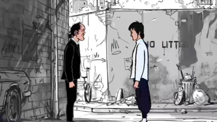 "The Answer", sebuah film pendek tentang Bruce Lee yang memukuli Quentin yang dibuat oleh animator P