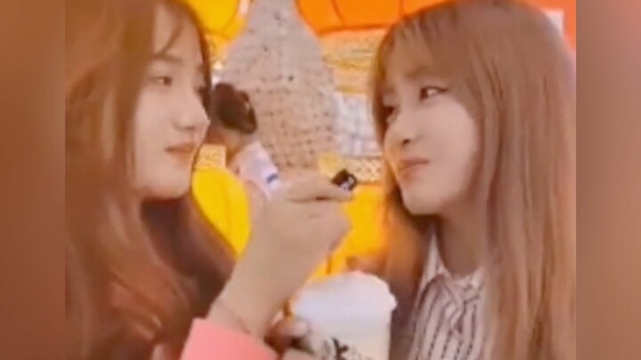 Why are you secretly watching me and giggling?