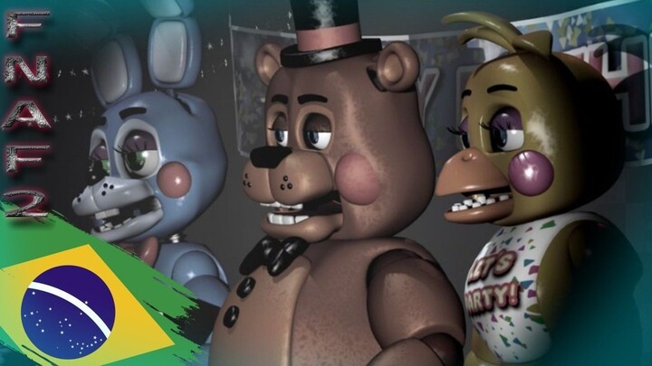 FNAF 2 DUBLADO EM PORTUGUÊS! 😱 Noite MAIS TERROR do Freddy’s!