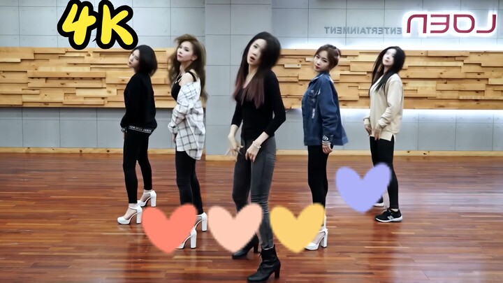 FIESTAR_4K Latihan Tari Cermin Cao Lu, Kim Jin Hee (Jei), Lim Min Ji (Linzy), Lee Ye Ji (Yezi), Kim 