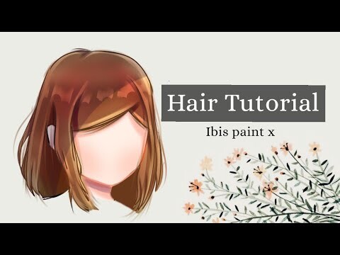 HAIR TUTORIAL | GACHA LIFE | IBIS PAINT X