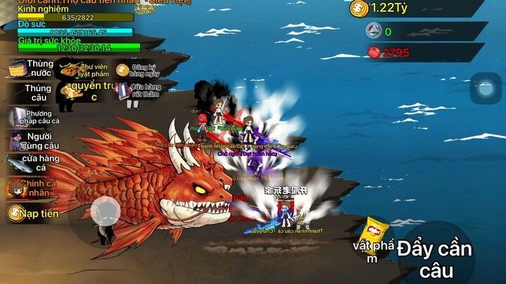 Cách câu cá hồ lô và hồ lô biến dị