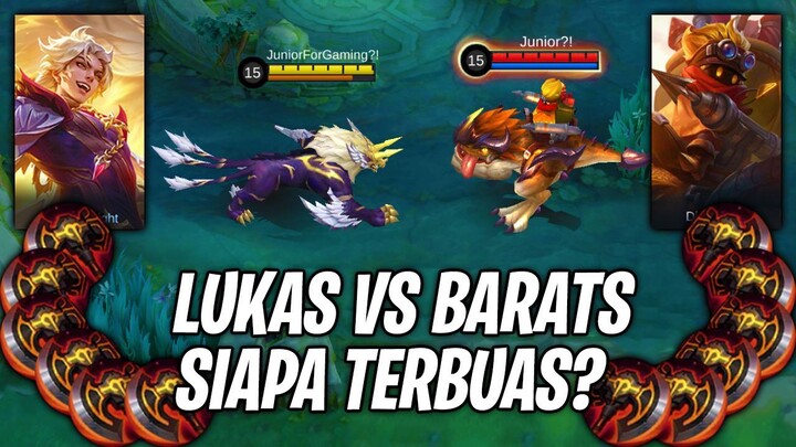 LUKAS VS BARATS - SIAPA PALING GANAS?! MOBILE LEGENDS