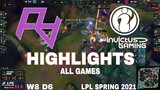 Highlight RA vs IG (All Game) LPL Mùa Xuân 2021  LPL Spring 2021  Rare Atom vs Invictus Gaming