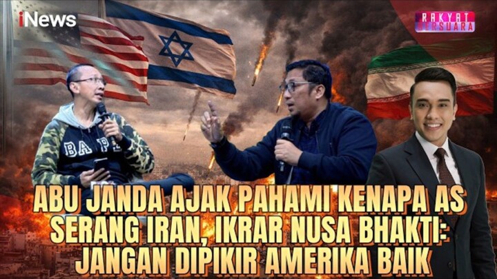 Rakyat Bersuara: Abu Janda terancam diusir oleh Aiman dari studio