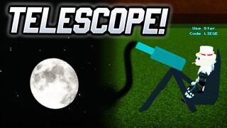 Working TELESCOPE Tutorial!!! - Build a Boat Roblox