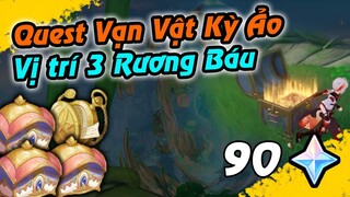 GI | 90NT - Quest Vạn Vật Kỳ Ảo - Vị trí 3 Rương báu | Ảo Cảnh Veluriyam Genshin 3.8