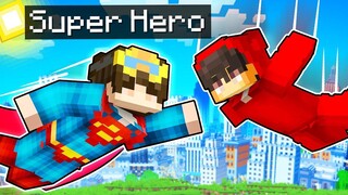 กลายเป็นซูเปอร์ฮีโร่ในมายคราฟ!Becoming a SUPERHERO in Minecraft!