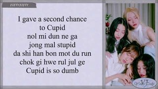 FIFTY FIFTY 피프티피프티 'Cupid' Easy Lyrics