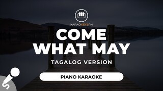 Come What May - Tagalog Version (Piano Karaoke)