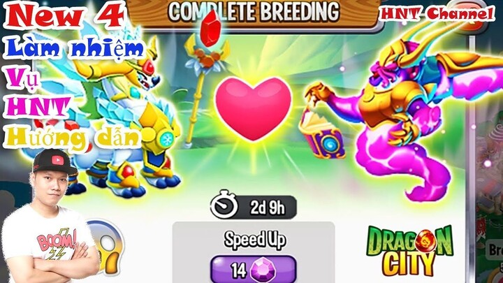 Dragon City Phần 4 Lap 6 Chia Sẽ Cách Đua Heroic Top 1 DRAGON CITY HNT chơi game Nông Trại Rồng HNT