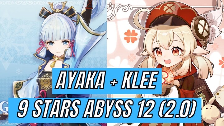 Ayaka / Klee Destroying Abyss 12 - 9 Stars - Genshin Impact 2.0