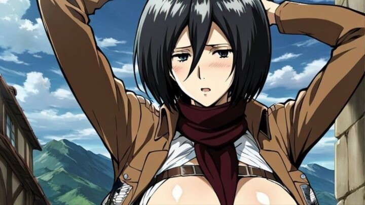 Mikasa terpaksa nurutin Jean m3sum