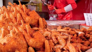 하루에 튀기는 양만 1톤! 초대형 토종닭 치킨과, 전국 최저가 통닭~ / Traditional market fried chicken popular in Korea