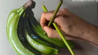 A simple drawing tutorial of bananas, you can really do it!