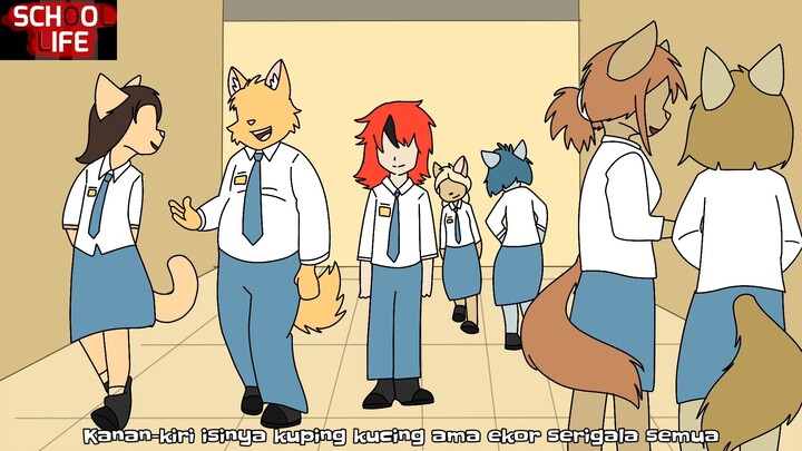 SUASANA BARU DI SEKOLAH SCHOOL LIFE animation