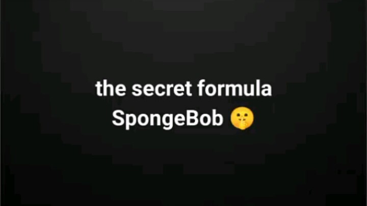 SpongeBob 🤫🤫
