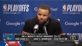 Stephen Curry on Warriors fall to Nuggets in Game 4 : "I miss free throws I hate it."