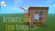 Minecraft Automatic Snow Farm Tutorial