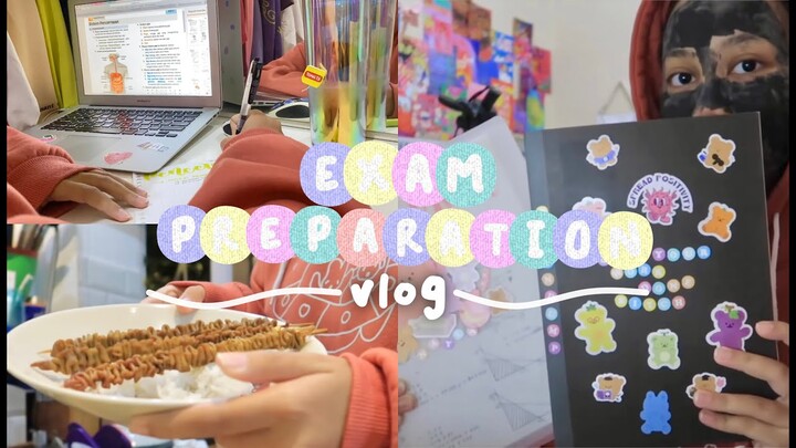 exam preparation vlog // assignments + mini haul!!