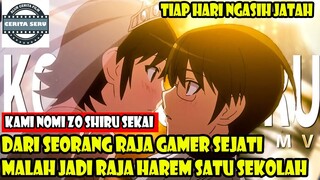 DARI SEORANG RAJA GAME SEJATI MALAH JADI RAJA HAREEM SATU SEKOLAH - ALUR CERITA ANIME