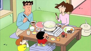 [Crayon Shin-chan] Shin-chan's family has been eating hot pot for a week, including soy milk hot pot