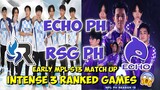 TEAM ECHO PH MEETS TEAM RSG PH IN RANKED GAMES BEFORE MPL PH -S13 WILL BE STARTED