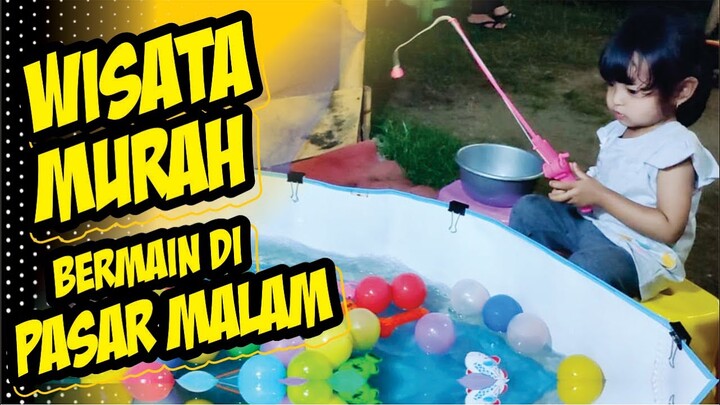 REKOMENDASI WISATA MURAH MERIAH || BERMAIN KE PASAR MALAM || PASAR MALAM LAPANGAN MAGUWOHARJO