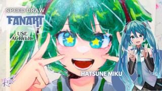 FANART HATSUNE MIKU • ACRILIK