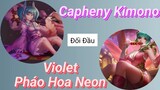 Capheny Kimono đối đầu Violet Pháo Hoa Neon/ Khi team địch quá nhiều xạ thủ /Rum●○Capheny/ LIÊN QUÂN