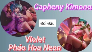 Capheny Kimono đối đầu Violet Pháo Hoa Neon/ Khi team địch quá nhiều xạ thủ /Rum●○Capheny/ LIÊN QUÂN