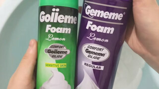 [Slime]Setelah Dicuci Dengan 2 Kali Lipat Air & Shaving Foam