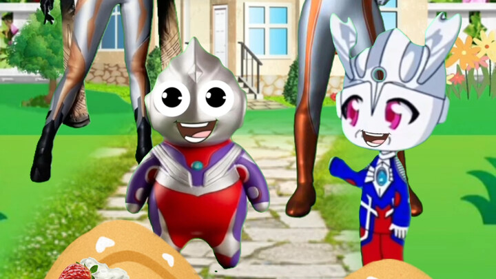 Episode 46, Xiao Di memamerkan kepada Xiao Sai roti yang dibelikan ibunya untuknya #二元 #ULTRAMAN #Ap