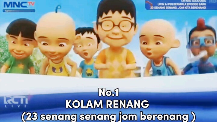 Upin Ipin episode paling disukai