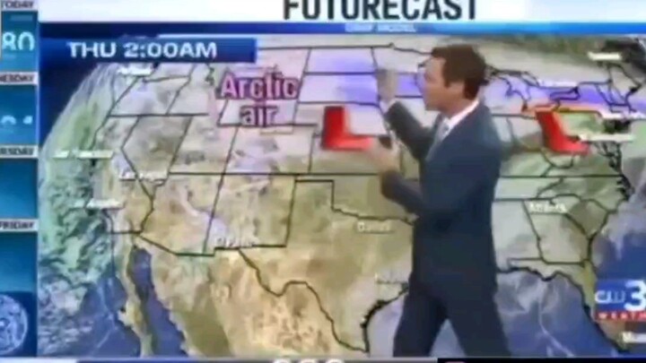 This is a weather forecast that only Friends fans will understand.