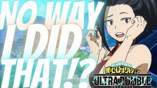 Momo doesn't know her strength! | My Hero Ultra Rumble