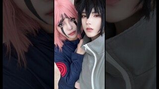 Sasusaku cosplay edit💞 #youtube #youtobeshorts #anime