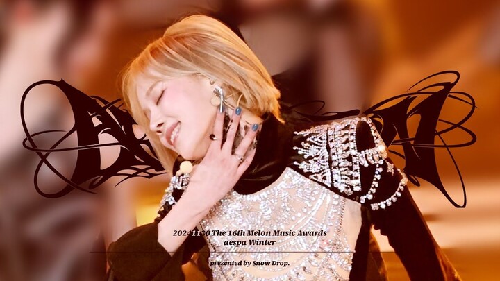 【Kim Min-jung WINTER】MMA2024《Armageddon》Foto Penggemar HD 241130（@snowdrop）