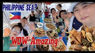 [🇵🇭🇰🇷]A Korean family who experienced the Philippine sea for the first time [ fell in love seafood]