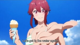 Tomo and Jun Having fun on Beach | Tomo chan Is a girl