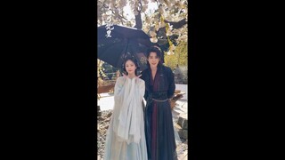 Bai Lu & Ao Ruipeng in new costume drama " Chasing the Moon 白月梵星 "