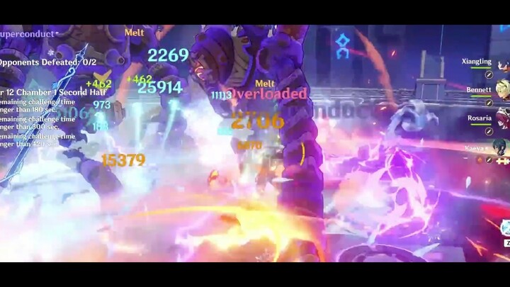 Nhấp nháy như đêm noel #lahoangenshin