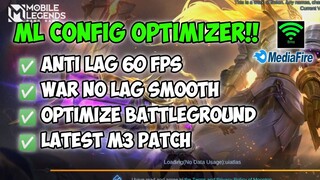 Latest! Config ML Anti Lag 60 Fps - Fast Response - Optimize Battleground Config - M3 Patch - MLBB