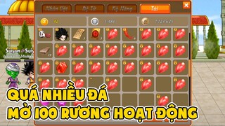 Mở 100 Rương Hoạt Động Quá Nhiều Đá - Gọi Rồng Online