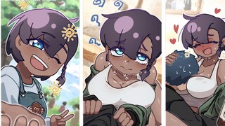 When I went out with my dark-skinned sister, I saw an ad that fits the situation [I can't do it with