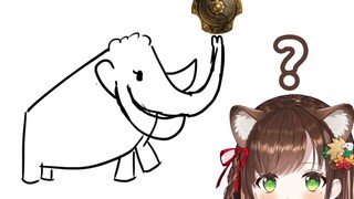 [Qiu Di] Why did you draw a mammoth holding a trophy?